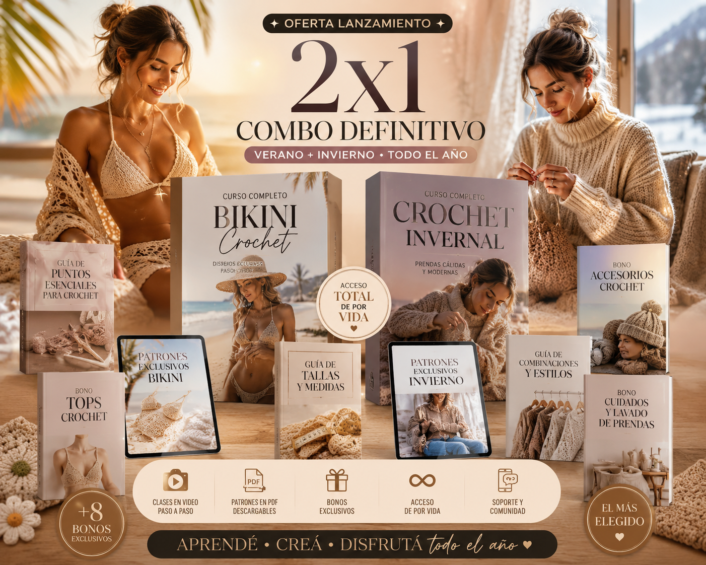 Super coleccion Premium crochet 2x1